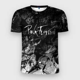 Мужская футболка 3D Slim с принтом Pink Floyd black graphite в Санкт-Петербурге, 100% полиэстер с улучшенными характеристиками | приталенный силуэт, круглая горловина, широкие плечи, сужается к линии бедра | Тематика изображения на принте: 