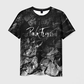 Мужская футболка 3D с принтом Pink Floyd black graphite в Петрозаводске, 100% полиэфир | прямой крой, круглый вырез горловины, длина до линии бедер | 