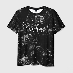 Мужская футболка 3D с принтом Pink Floyd black ice в Петрозаводске, 100% полиэфир | прямой крой, круглый вырез горловины, длина до линии бедер | Тематика изображения на принте: 