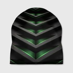 Шапка 3D с принтом Зеленые яркие  абстрактные вставки спортивный стиль в Санкт-Петербурге, 100% полиэстер | универсальный размер, печать по всей поверхности изделия | Тематика изображения на принте: 