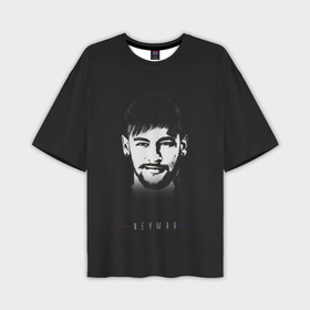 Мужская футболка oversize 3D с принтом Neymar da Silva Santos Junior в Екатеринбурге,  |  | Тематика изображения на принте: 
