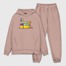 Мужской костюм oversize хлопок Пчелиный медок: в Ухте, | |