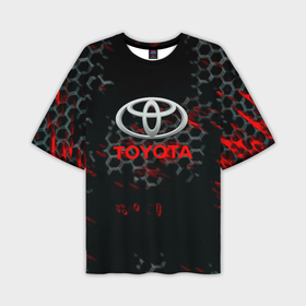Мужская футболка oversize 3D с принтом Toyota краски броня в Екатеринбурге,  |  | Тематика изображения на принте: 