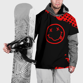 Накидка на куртку 3D с принтом Nirvana текстура краски в Белгороде, 100% полиэстер |  | Тематика изображения на принте: 