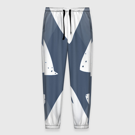 Мужские брюки 3D с принтом Абстрактный геометрический узор в Новосибирске, 100% полиэстер | манжеты по низу, эластичный пояс регулируется шнурком, по бокам два кармана без застежек, внутренняя часть кармана из мелкой сетки | Тематика изображения на принте: 