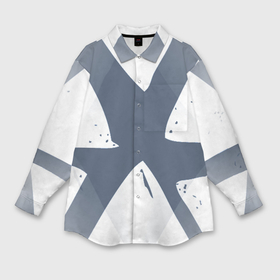 Мужская рубашка oversize 3D с принтом Абстрактный геометрический узор в Новосибирске,  |  | Тематика изображения на принте: 