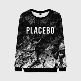 Мужской свитшот 3D с принтом Placebo black graphite в Белгороде, 100% полиэстер с мягким внутренним слоем | круглый вырез горловины, мягкая резинка на манжетах и поясе, свободная посадка по фигуре | 