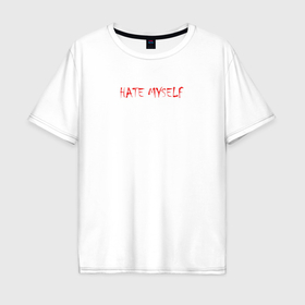 Мужская футболка хлопок Oversize с принтом Social v2 в Санкт-Петербурге, 100% хлопок | свободный крой, круглый ворот, “спинка” длиннее передней части | Тематика изображения на принте: 