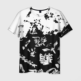 Мужская футболка 3D с принтом Аниме логотипы краски в Кировске, 100% полиэфир | прямой крой, круглый вырез горловины, длина до линии бедер | 