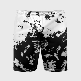 Мужские шорты спортивные с принтом Аниме логотипы краски ,  |  | 