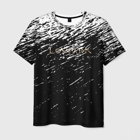 Мужская футболка 3D с принтом Lostark текстура краски в Петрозаводске, 100% полиэфир | прямой крой, круглый вырез горловины, длина до линии бедер | 