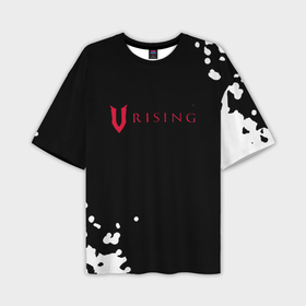Мужская футболка oversize 3D с принтом V Rising краски в Петрозаводске,  |  | 