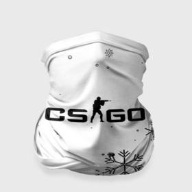 Бандана-труба 3D с принтом Cs go зимний стиль лого , 100% полиэстер, ткань с особыми свойствами — Activecool | плотность 150‒180 г/м2; хорошо тянется, но сохраняет форму | 