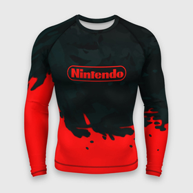 Мужской рашгард 3D с принтом Nintendo краски гейм компани в городе Новоалтайск,  |  | 