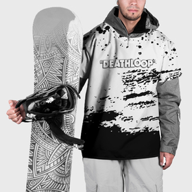Накидка на куртку 3D с принтом Deathloop чёрные краски в Новосибирске, 100% полиэстер |  | Тематика изображения на принте: 