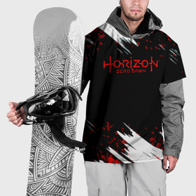 Накидка на куртку 3D с принтом Horizon zero dawn краски в Новосибирске, 100% полиэстер |  | 