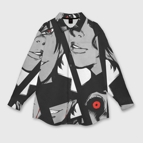 Мужская рубашка oversize 3D с принтом Anime art ,  |  | 
