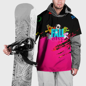 Накидка на куртку 3D с принтом Fall Guys kids color в Курске, 100% полиэстер |  | 