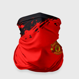 Бандана-труба 3D с принтом Manchester United colors sport , 100% полиэстер, ткань с особыми свойствами — Activecool | плотность 150‒180 г/м2; хорошо тянется, но сохраняет форму | Тематика изображения на принте: 