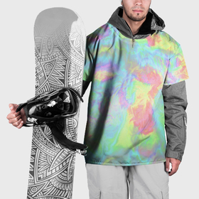 Накидка на куртку 3D с принтом Абстракция смесь красок , 100% полиэстер |  | Тематика изображения на принте: 