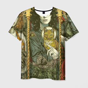 Мужская футболка 3D с принтом St trinity в Новосибирске, 100% полиэфир | прямой крой, круглый вырез горловины, длина до линии бедер | 