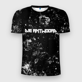 Мужская футболка 3D Slim с принтом Die Antwoord black ice в Петрозаводске, 100% полиэстер с улучшенными характеристиками | приталенный силуэт, круглая горловина, широкие плечи, сужается к линии бедра | 