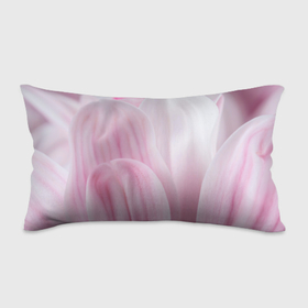 Подушка 3D антистресс с принтом Нежно розовые лепестки цветка в Кировске, наволочка — 100% полиэстер, наполнитель — вспененный полистирол | состоит из подушки и наволочки на молнии | 