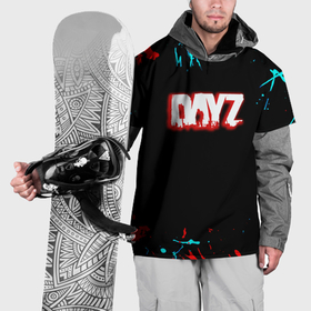 Накидка на куртку 3D с принтом DayZ краски в Санкт-Петербурге, 100% полиэстер |  | Тематика изображения на принте: 