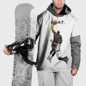 Накидка на куртку 3D с принтом Goat 23   LeBron James в Белгороде, 100% полиэстер |  | Тематика изображения на принте: 