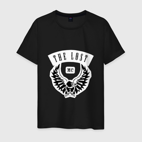 Мужская футболка хлопок с принтом The Lost MC из GTA в Екатеринбурге, 100% хлопок | прямой крой, круглый вырез горловины, длина до линии бедер, слегка спущенное плечо. | 