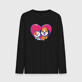 Мужской лонгслив хлопок с принтом Pets friends в городе Новоалтайск, 100% хлопок |  | Тематика изображения на принте: 