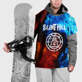Накидка на куртку 3D с принтом Silent hill огненный стиль в Петрозаводске, 100% полиэстер |  | Тематика изображения на принте: 
