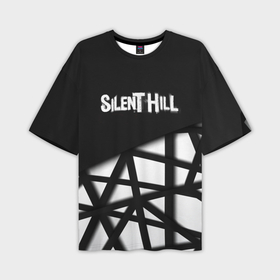Мужская футболка oversize 3D с принтом Silent Hill геометрия в Белгороде,  |  | Тематика изображения на принте: 