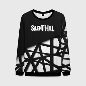 Мужской свитшот 3D с принтом Silent Hill геометрия в Белгороде, 100% полиэстер с мягким внутренним слоем | круглый вырез горловины, мягкая резинка на манжетах и поясе, свободная посадка по фигуре | Тематика изображения на принте: 