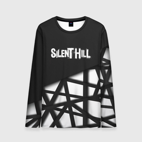Мужской лонгслив 3D с принтом Silent Hill геометрия в Белгороде, 100% полиэстер | длинные рукава, круглый вырез горловины, полуприлегающий силуэт | Тематика изображения на принте: 