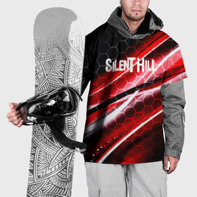 Накидка на куртку 3D с принтом Silent hill текстура в Курске, 100% полиэстер |  | 