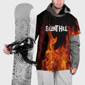 Накидка на куртку 3D с принтом Silent hill огонь в Петрозаводске, 100% полиэстер |  | Тематика изображения на принте: 
