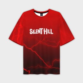 Мужская футболка oversize 3D с принтом Silent Hill storm abstraction в Екатеринбурге,  |  | Тематика изображения на принте: 