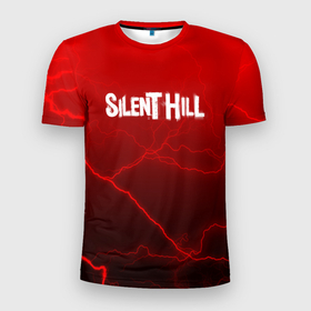 Мужская футболка 3D Slim с принтом Silent Hill storm abstraction в Кировске, 100% полиэстер с улучшенными характеристиками | приталенный силуэт, круглая горловина, широкие плечи, сужается к линии бедра | 