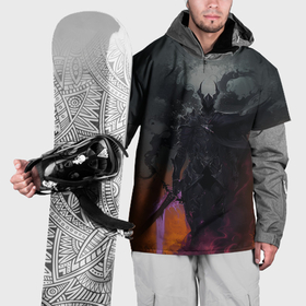 Накидка на куртку 3D с принтом Entity   Solo Leveling в Петрозаводске, 100% полиэстер |  | 
