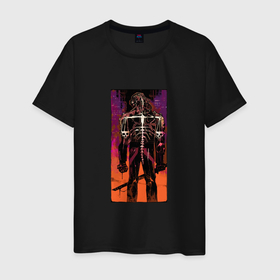 Мужская футболка хлопок с принтом Справедливость cyberpunk 2077 в Курске, 100% хлопок | прямой крой, круглый вырез горловины, длина до линии бедер, слегка спущенное плечо. | 
