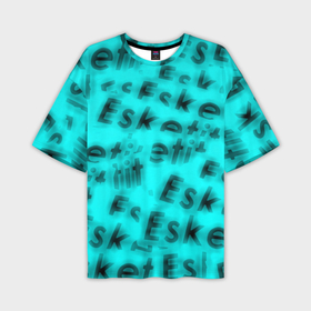 Мужская футболка oversize 3D с принтом Esketit Lil Pump blur ,  |  | 