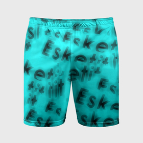 Мужские шорты спортивные с принтом Esketit Lil Pump blur ,  |  | 