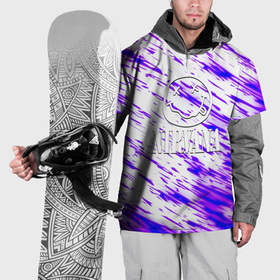 Накидка на куртку 3D с принтом Nirvana неоновые штрихи в Санкт-Петербурге, 100% полиэстер |  | Тематика изображения на принте: 