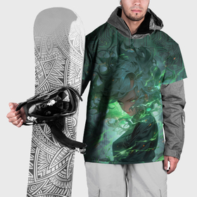 Накидка на куртку 3D с принтом Могучая Тацумаки , 100% полиэстер |  | 
