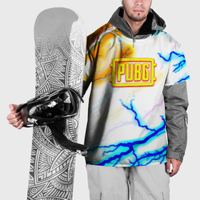 Накидка на куртку 3D с принтом PUBG storm electrix в Курске, 100% полиэстер |  | 