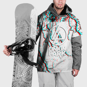 Накидка на куртку 3D с принтом Linkin park storm в Белгороде, 100% полиэстер |  | Тематика изображения на принте: 