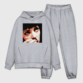 Мужской костюм oversize хлопок с принтом Это не слезы в городе Новоалтайск,  |  | 