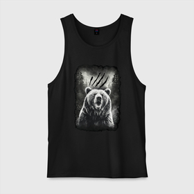 Мужская майка хлопок Большой Медведь: в Ухте, 100% хлопок |  |