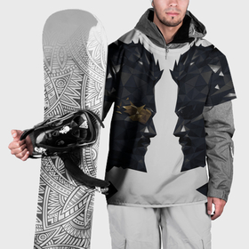 Накидка на куртку 3D с принтом Адам Дженсен в отражении deus ex в Белгороде, 100% полиэстер |  | 